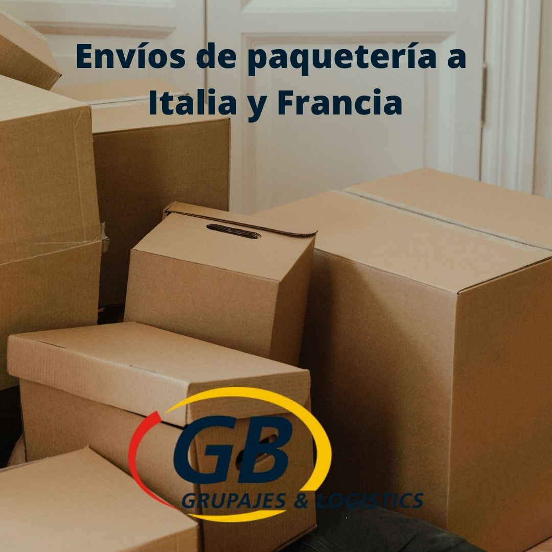 Envíos de paquetería a Italia y Francia